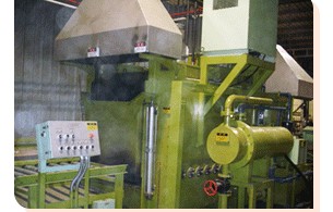 Straight roller type baetch furnace
